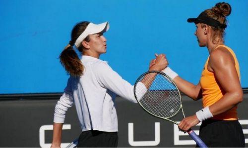 Первая ракетка Казахстана с громкой победы стартовала на Итоговом турнире WTA