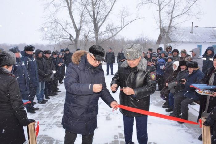 В Жамбылском районе СКО открыт пункт полиции, совмещенный с домом участкового