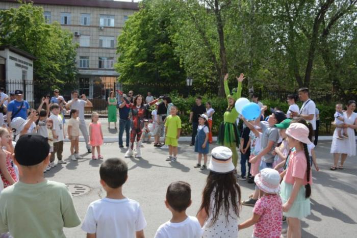 Праздник для детей устроили североказахстанские полицейские